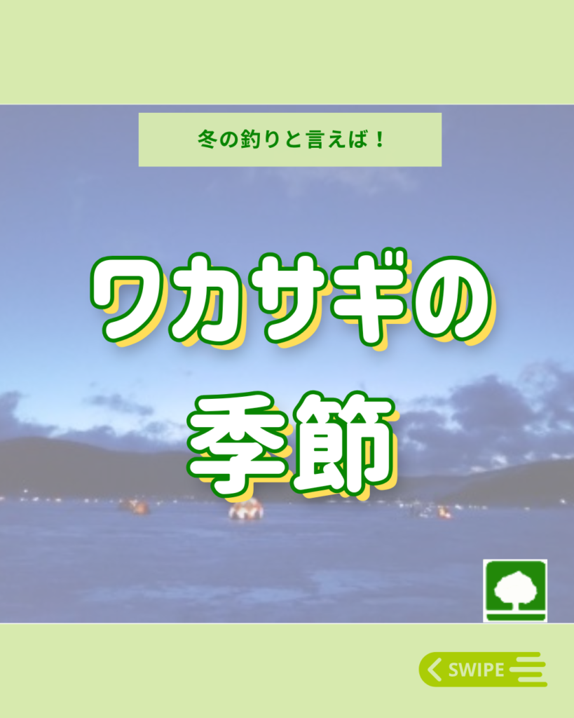 ワカサギの季節