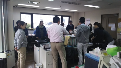 事務職員がインフルエンザ